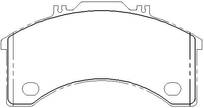 WVA 29011 disc brake pad product photo