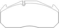 WVA 29030 disc brake pad product photo